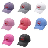 Women's Cute Sweet Cherry Curved Eaves Baseball Cap main image 2