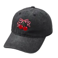Women's Cute Sweet Cherry Curved Eaves Baseball Cap main image 3