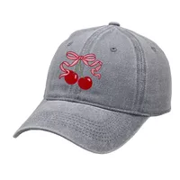 Women's Cute Sweet Cherry Curved Eaves Baseball Cap sku image 2