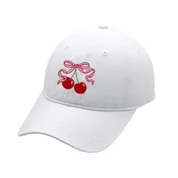 Women's Cute Sweet Cherry Curved Eaves Baseball Cap sku image 3