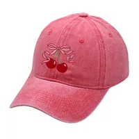 Women's Cute Sweet Cherry Curved Eaves Baseball Cap sku image 5
