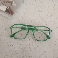 Casual Cute Vacation Square Pc Resin Square Full Frame Glasses sku image 2