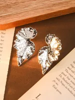 1 Pair Exaggerated Streetwear Flower Plating Arylic Ear Studs sku image 3
