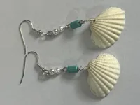 1 Pair Hawaiian Vacation Shell Plating Shell Drop Earrings sku image 4