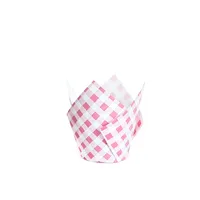 Simple Style Plaid Paper Anti-oil Paper Cake Cups sku image 3