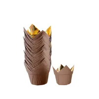 Simple Style Solid Color Single-Sided Aluminum Composite Paper Cake Cups sku image 3