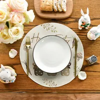 Cute Simple Style Rabbit Letter Linen main image 2