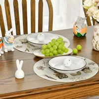 Cute Simple Style Rabbit Letter Linen main image 4