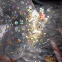 Cartoon Bubble PET Nail Patches main image 2