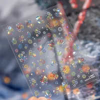 Cartoon Bubble PET Nail Patches main image 4