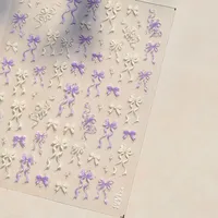 Cartoon Bow Knot PET Nail Patches main image 3