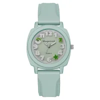 Simple Style Classic Style Solid Color Buckle Quartz main image 4