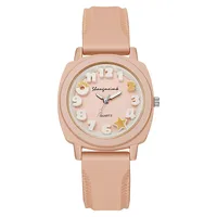 Simple Style Classic Style Solid Color Buckle Quartz sku image 2