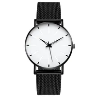 Business Solid Color Buckle Quartz sku image 3