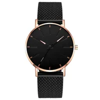 Business Solid Color Buckle Quartz sku image 8