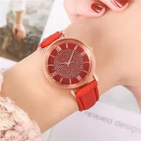 Casual Vintage Style Solid Color Buckle Quartz main image 2