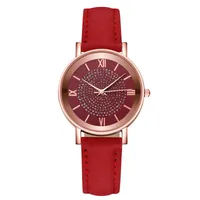 Casual Vintage Style Solid Color Buckle Quartz main image 3