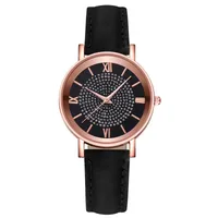 Casual Vintage Style Solid Color Buckle Quartz main image 5