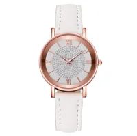 Casual Vintage Style Solid Color Buckle Quartz sku image 1