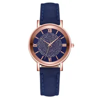 Casual Vintage Style Solid Color Buckle Quartz sku image 5