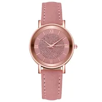 Casual Vintage Style Solid Color Buckle Quartz sku image 7