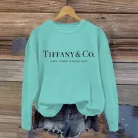 Human Skull Digital Printed Round Neck Sweater Halloween 2023 Pullover Independent Station Supply Women's Clothing main image 5