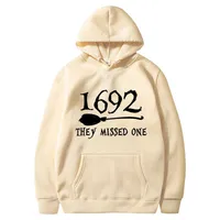 Cross-Border Foreign Trade Amazon New 1692 They Missed One Printed Hoodie Loose Top main image 3
