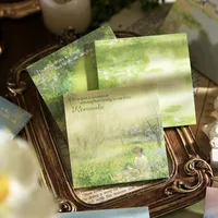 Oil Painting Class Learning School Paper Elegant Classical Retro Notebook main image 4