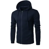 Foreign Trade Cardigan Sweater Solid Color Hoodie Fleece Top Autumn And Winter Men's And Women's Loose Sports Zip-up Shirt 15 Colors main image 5