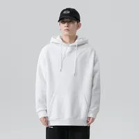 Solid Color Hooded Sweater Men's 2022 Spring And Autumn New Double-Layer Hat Pullover Top Korean Fashion Loose Versatile Coat sku image 15