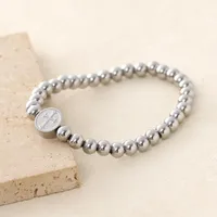 Simple Style Commute Cross 304 Stainless Steel Beaded Unisex Bracelets main image 3