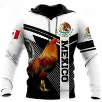 Men's Hoodie Mexican Hoodie 3D Printing Mexican Cock Pattern Top Autumn Clothing Hooded main image 3