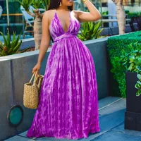 Women's Swing Dress Casual Elegant Vacation Strap Printing Sleeveless Multicolor Maxi Long Dress Holiday Banquet Selfie main image 3