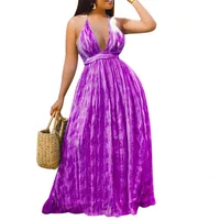 Women's Swing Dress Casual Elegant Vacation Strap Printing Sleeveless Multicolor Maxi Long Dress Holiday Banquet Selfie main image 4