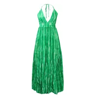 Women's Swing Dress Casual Elegant Vacation Strap Printing Sleeveless Multicolor Maxi Long Dress Holiday Banquet Selfie sku image 7