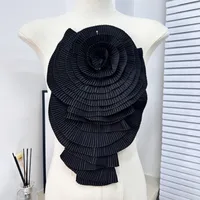 Vacation Simple Style Flower Polyester Clothing Accessories main image 4