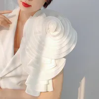 Vacation Simple Style Flower Polyester Clothing Accessories main image 1