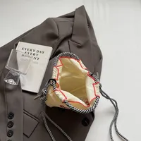 Women's Nylon Letter Bow Knot Cute Classic Style Square Open Crossbody Bag main image 8