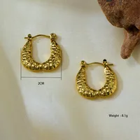 1 Pair 6 Pairs Elegant Irregular Asymmetrical 304 Stainless Steel 18K Gold Plated Earrings main image 4