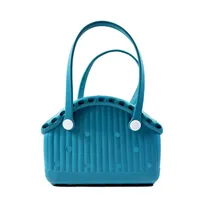 Women's Medium EVA Solid Color Vintage Style Classic Style Square Open Tote Bag main image 5