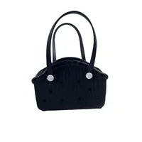 Women's Medium EVA Solid Color Vintage Style Classic Style Square Open Tote Bag sku image 6