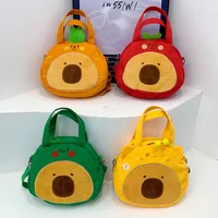Women's Medium Plush Cartoon Cute Sewing Thread Round Zipper Crossbody Bag main image 1