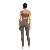 Sports Solid Color Nylon Spandex Collarless Sports Bra main image 2