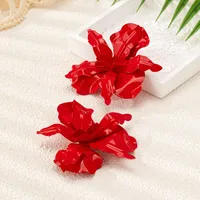 1 Pair Classic Style Flower Plating Alloy Ear Studs main image 6