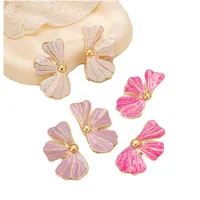 1 Pair Simple Style Classic Style Flower Zinc Alloy Ear Studs main image 5