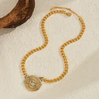 Vacation Simple Style Solid Color 304 Stainless Steel Women's Bracelets Necklace main image 1