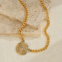 Vacation Simple Style Solid Color 304 Stainless Steel Women's Bracelets Necklace main image 4