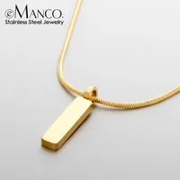 Hip-Hop Simple Style Geometric 316 Stainless Steel  Plating 18K Gold Plated White Gold Plated Unisex Pendant Necklace main image 5