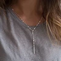 Simple Style Solid Color 316 Stainless Steel  Plating Women's Pendant Necklace main image 3