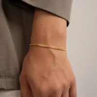 Simple Style Solid Color 316 Stainless Steel  Plating Unisex Bracelets main image 4